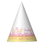 Chapeaux De Fètes Sweet Whimsical 5e Casquette de fête d'anniversair (Devant)