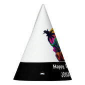 Chapeaux De Fètes T Rex Monster Truck Joyeux Anniversaire (Gauche)