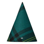 Chapeaux De Fètes Tartan bleu-vert (Gauche)