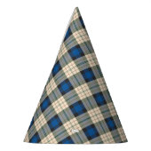 Chapeaux De Fètes Tartan plaids motif - beige bleu traditionnel (Gauche)