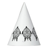 Chapeaux De Fètes Tatouage de Tribal Turtle Shield (Gauche)