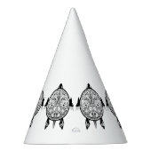 Chapeaux De Fètes Tatouage de Tribal Turtle Shield (Droite)