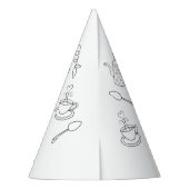 Chapeaux De Fètes Tea Party Anniversaire Casquette (Dos)