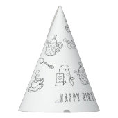 Chapeaux De Fètes Tea Party Anniversaire Casquette (Gauche)