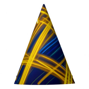 Chapeaux De Fètes Technologie Cyberpunk de Vitesse de Lumière Abstra