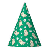 Chapeaux De Fètes Teckel à poil long crème (Gauche)