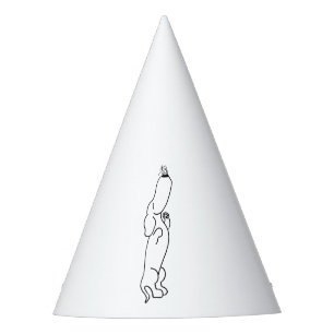 Chapeaux De Fètes Teckel avec le papillon