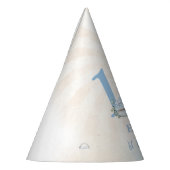 Chapeaux De Fètes Teddy Bear 1er Anniversaire Blue Ballons Papier (Gauche)