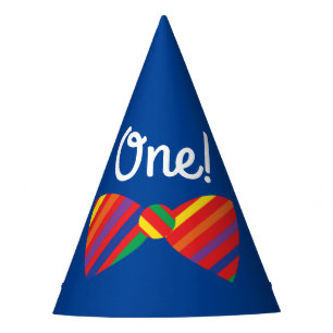 Chapeaux De Fètes Teddy Bear Rainbow Cute 1ère fête anniversaire