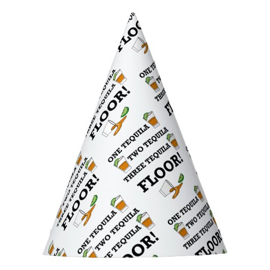 Chapeaux De Fètes Tequila Verre Tiré Avec Cocktail Lime Wedge (Devant)