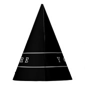 Chapeaux De Fètes Texte Simple Et Bandes Minces (Dos)