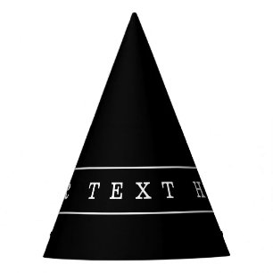 Chapeaux De Fètes Texte Simple Et Bandes Minces