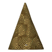 Chapeaux De Fètes Texture Cercle d'or : Abstrait sans joint. (Droite)