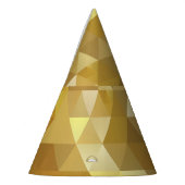 Chapeaux De Fètes Texture du triangle or Abstrait (Gauche)