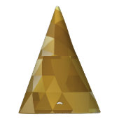 Chapeaux De Fètes Texture du triangle or Abstrait (Droite)