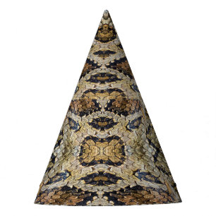 Chapeaux De Fètes Texture Motif de la peau de serpent