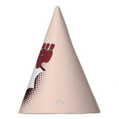 Chapeaux De Fètes Thème Bowling 11e Anniversaire Rouge (Droite)