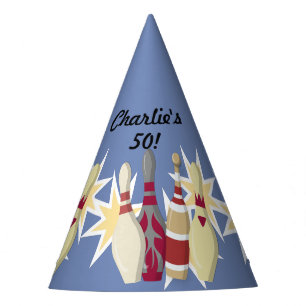 Chapeaux De Fètes Thème de Bowling vintage