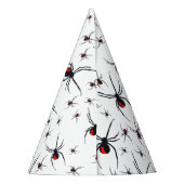 Chapeaux De Fètes Thème de fête d'anniversaire Red & Black Spider (Dos)