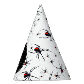 Chapeaux De Fètes Thème de fête d'anniversaire Red & Black Spider (Droite)