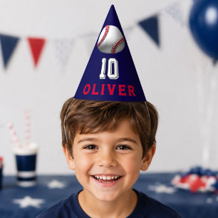 Chapeaux De Fètes Thème de joueur de balle de baseball pour annivers