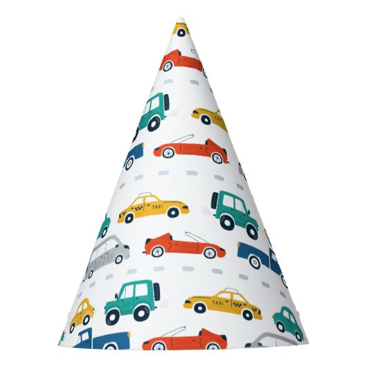 Chapeaux De Fètes Thème de transport Anniversaire  (Devant)