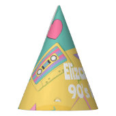 Chapeaux De Fètes Thème des années 90 Anniversaire Casquettes (Gauche)