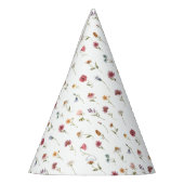 Chapeaux De Fètes Thème fleur sauvage Anniversaire Fête Wild One (Gauche)