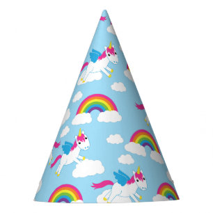 Chapeaux De Fètes Thème mignon de fête d'anniversaire de licornes 