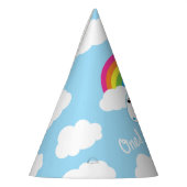 Chapeaux De Fètes Thème mignon de fête d'anniversaire de licornes et (Gauche)