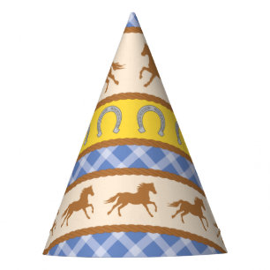 Chapeaux De Fètes Thème mignon de fête d'anniversaire de poney de