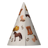 Chapeaux De Fètes Thème occidental personnalisable (Dos)