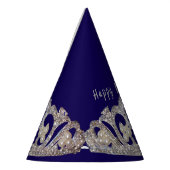 Chapeaux De Fètes Tiara Print New Year Party Hat (Gauche)