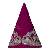 Chapeaux De Fètes Tiara Print New Year Party Hat (Droite)
