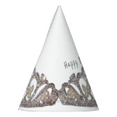 Chapeaux De Fètes Tiara Print New Year Party Hat (Gauche)