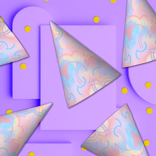 Chapeaux De Fètes Tie Dye Rainbow