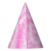 Chapeaux De Fètes Tiedye rose spirale hippie teint (Dos)