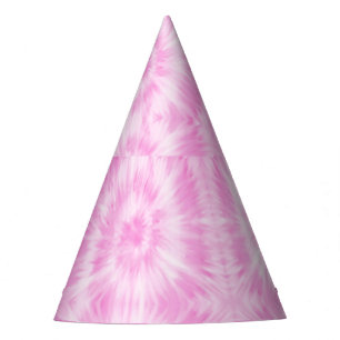 Chapeaux De Fètes Tiedye rose spirale hippie teint