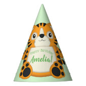 Chapeaux De Fètes Tiger Anniversaire Vert (Devant)