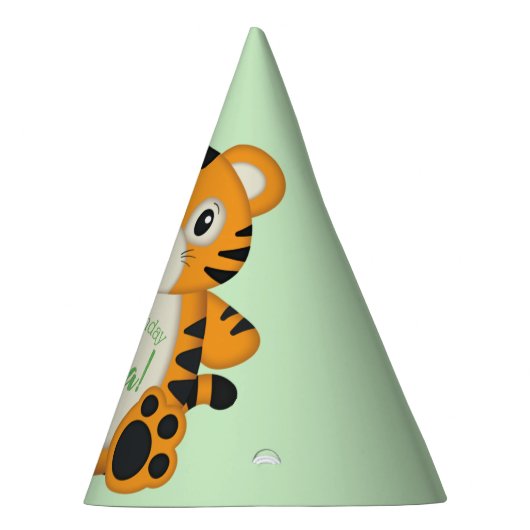Chapeaux De Fètes Tiger Anniversaire Vert (Droite)