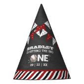 Chapeaux De Fètes Toucher Le Grand | Baseball 1er anniversaire (Devant)