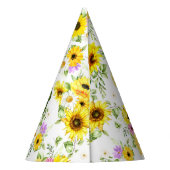 Chapeaux De Fètes Tournesol d'aquarelle 7 (Dos)