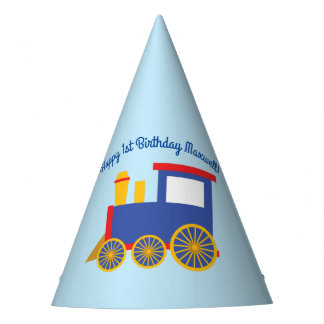 Chapeaux De Fètes Train Cute Choo-Choo 1er Anniversaire Thème