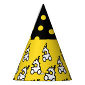 Chapeaux De Fètes Train et Pois Casquette de fête d'anniversaire (Gauche)