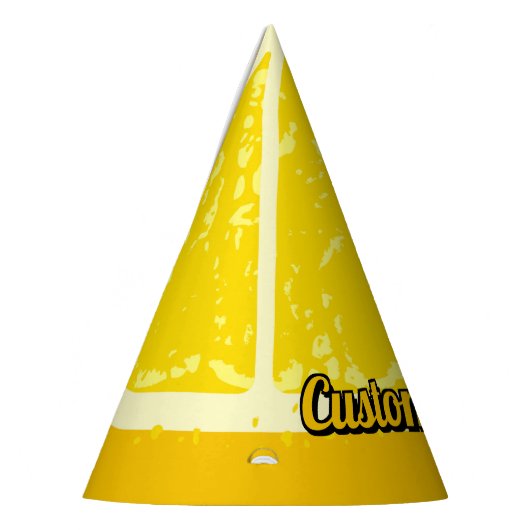 Chapeaux De Fètes tranche orange (Gauche)