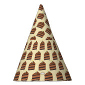 Chapeaux De Fètes Tranches de gâteau au chocolat (Droite)