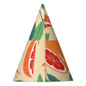 Chapeaux De Fètes Tranches de pamplemousse, motif moderne sans soudu (Dos)