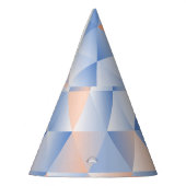 Chapeaux De Fètes Triangles bleus doux (Gauche)