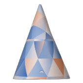 Chapeaux De Fètes Triangles bleus doux (Droite)