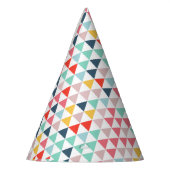 Chapeaux De Fètes Triangles de couleur de cirque (Gauche)